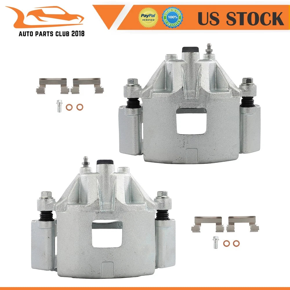 Front Pair Brake Calipers w/ Bracket for Buick LaCrosse (2005–2009)
