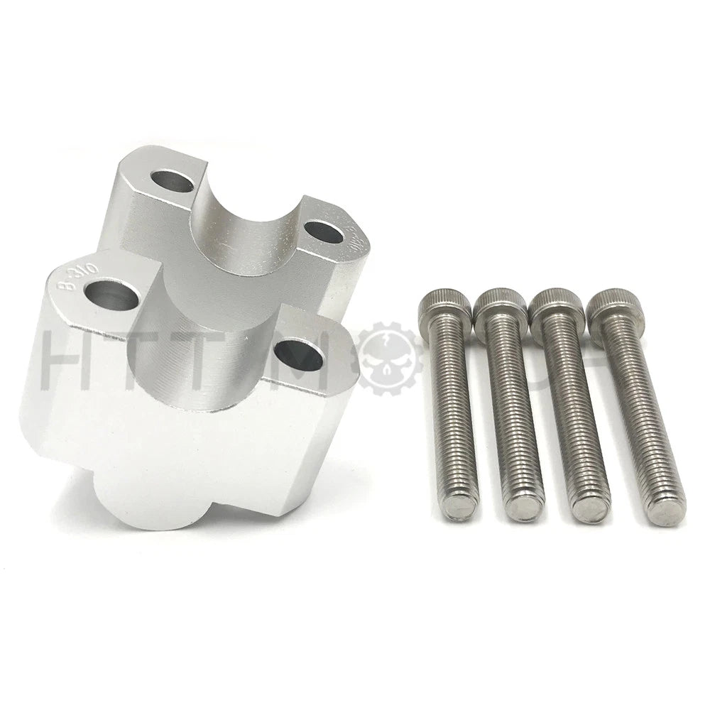 CNC Aluminum Handlebar Riser Mount Clamp for BMW G310R G310GS (2017–2023)
