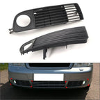 Front Bumper Fog Light Grille Covers for Audi A6 C5 (1997-2001)