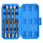 Set of 7 Long Reach Hex Sockets for Metric Vehicles (3-10mm)