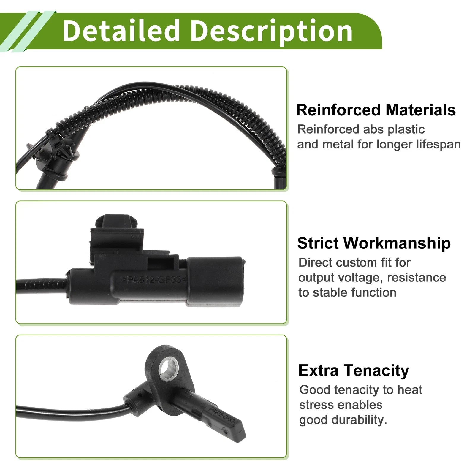 ABS Wheel Speed Sensor No. 12841616 for Buick Regal (2008–2012) Front