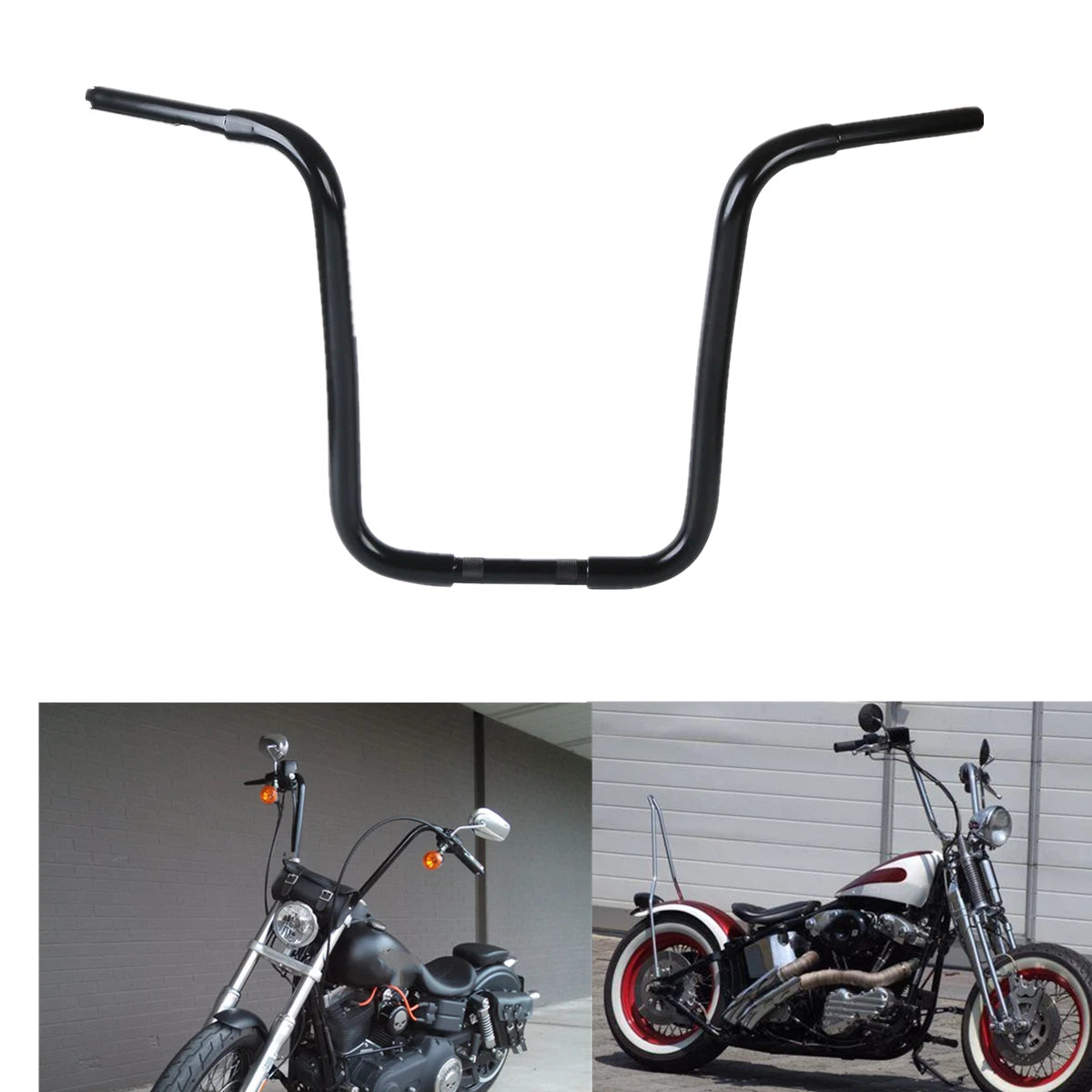 1-1/4" 18" Rise Ape Handlebar for Harley FLST FXST Sportster XL 883 1200 (2004–2023)