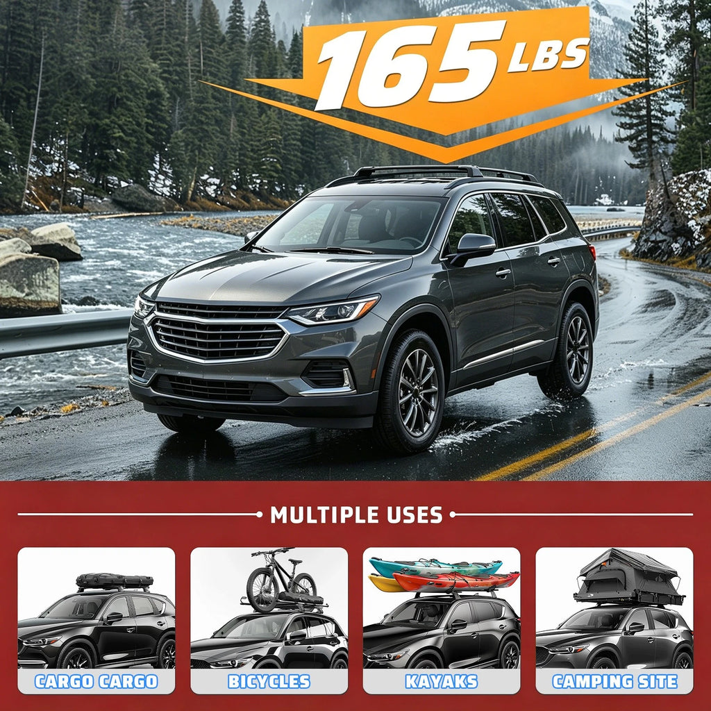 Roof Rack Cross Bars for Chevy Traverse (2009–2017)