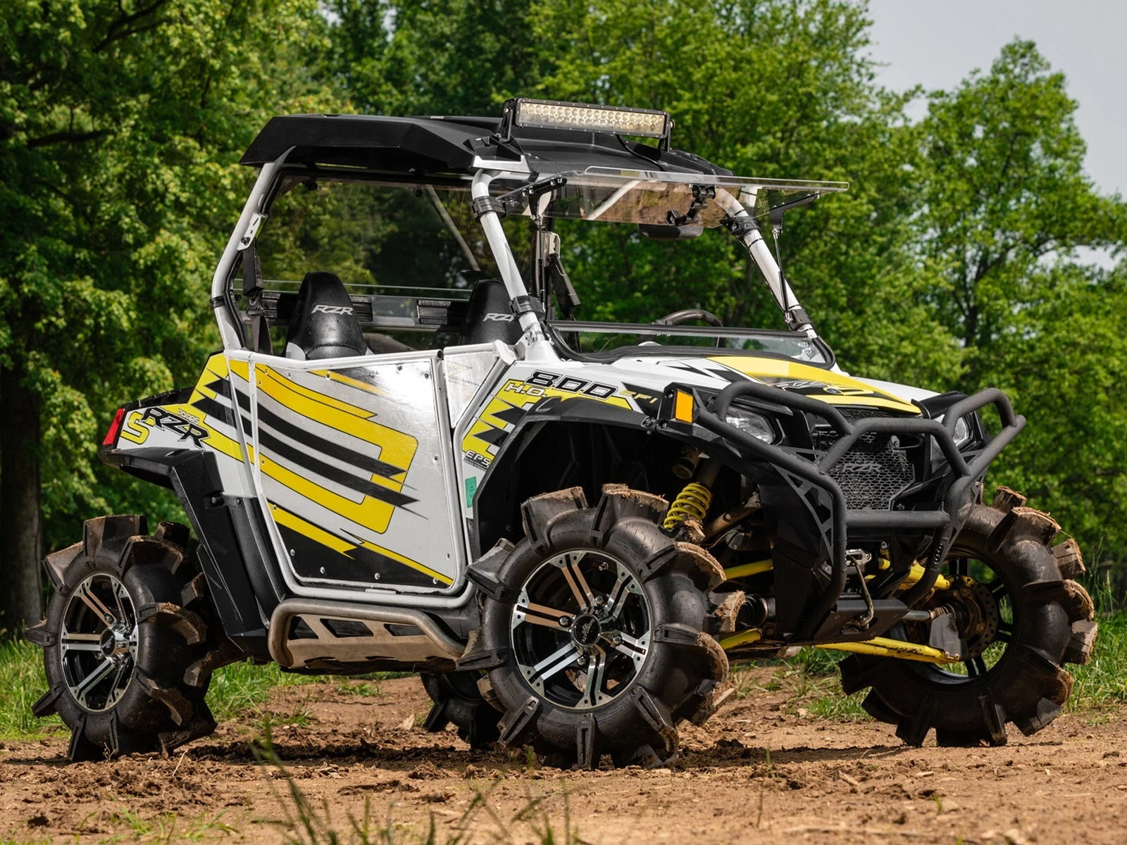 Scratch Resistant Flip Windshield for Polaris RZR 570 (2012–2023)