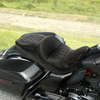 Driver Passenger Pillion Seat for Harley Touring CVO Street Road Glide (2009–2023)