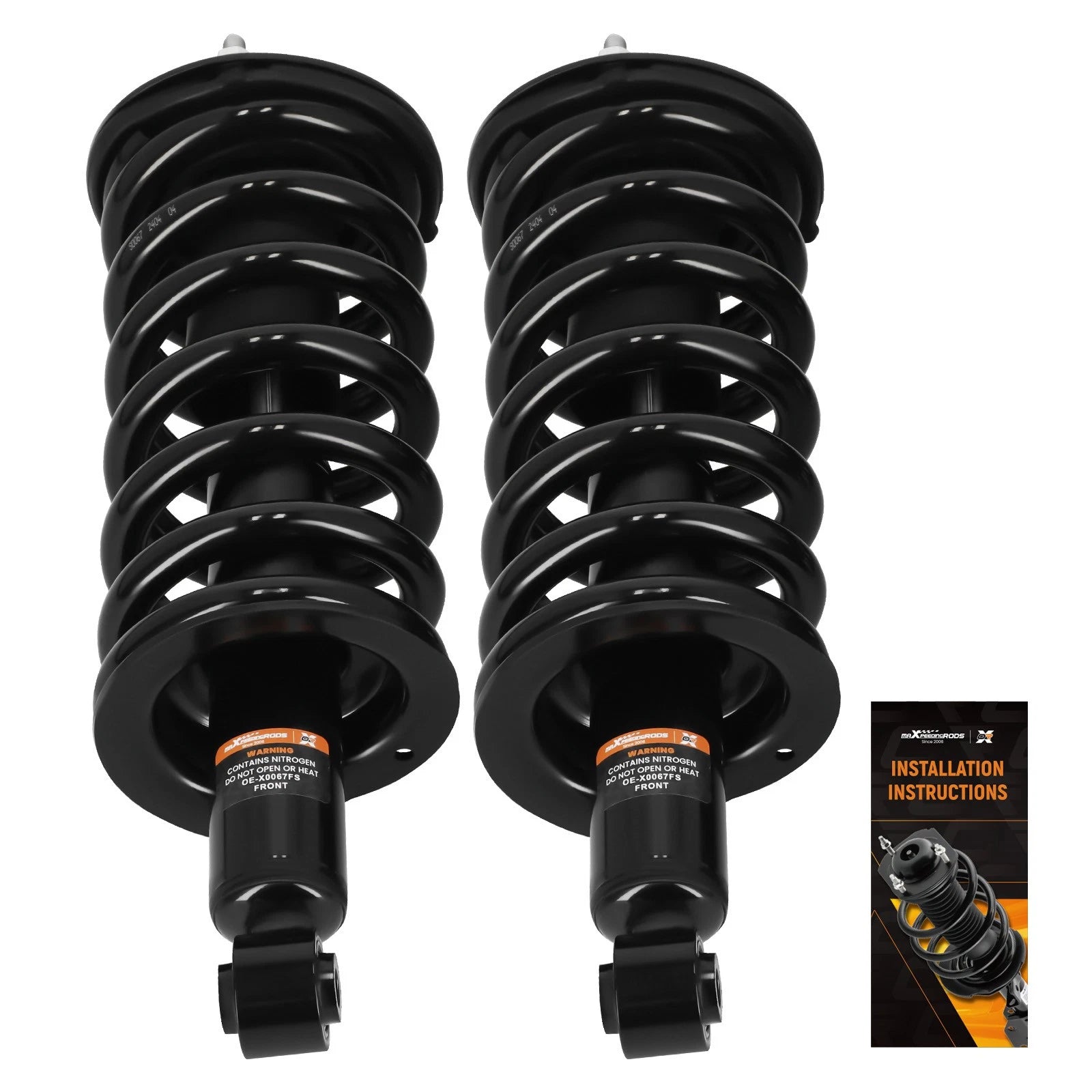 Front Struts w/ Coil Springs for Nissan Titan 4WD (2004–2015)