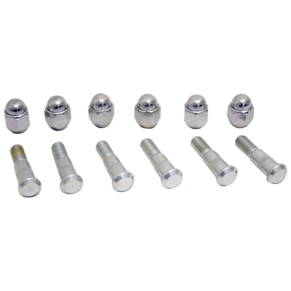 6-Wheel Studs + Nut for BJ42 FJ40 FJ60 FJ62 HJ60 HJ61 HJ45 HJ47 HZJ70