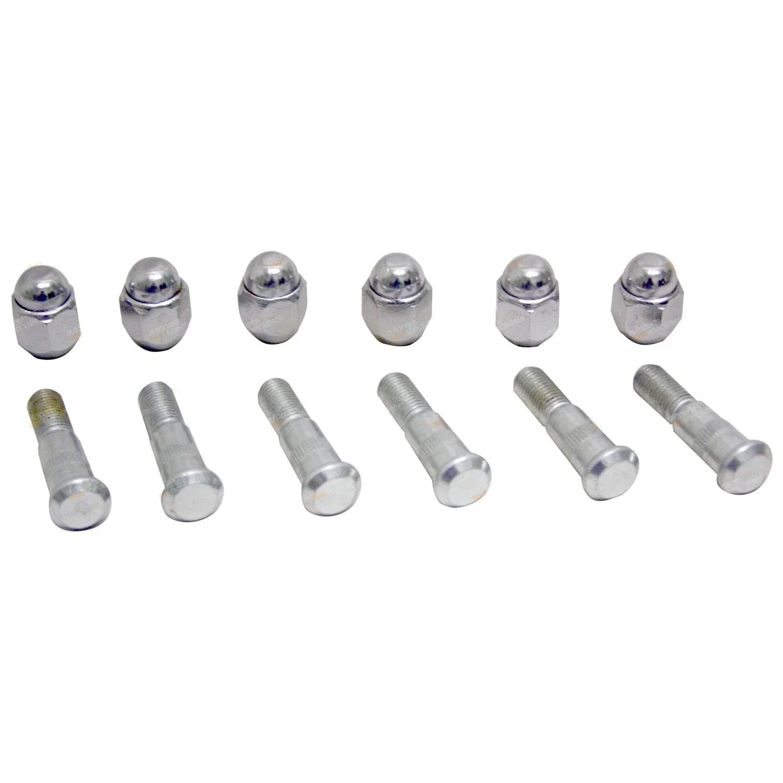 6-Wheel Studs + Nut for BJ42 FJ40 FJ60 FJ62 HJ60 HJ61 HJ45 HJ47 HZJ70