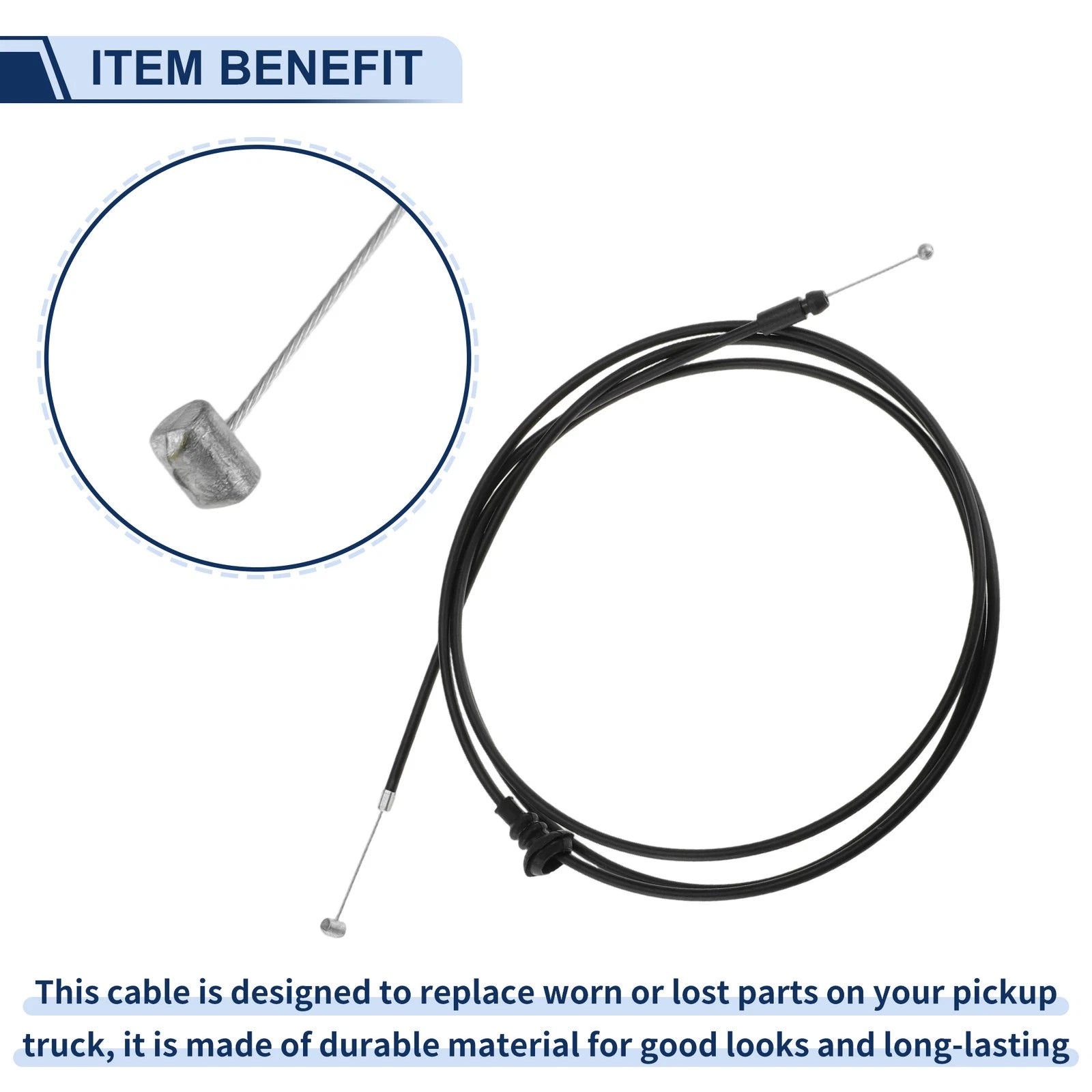 Hood Latch Release Cable for Toyota Camry (2018–2020) No. 5363006230