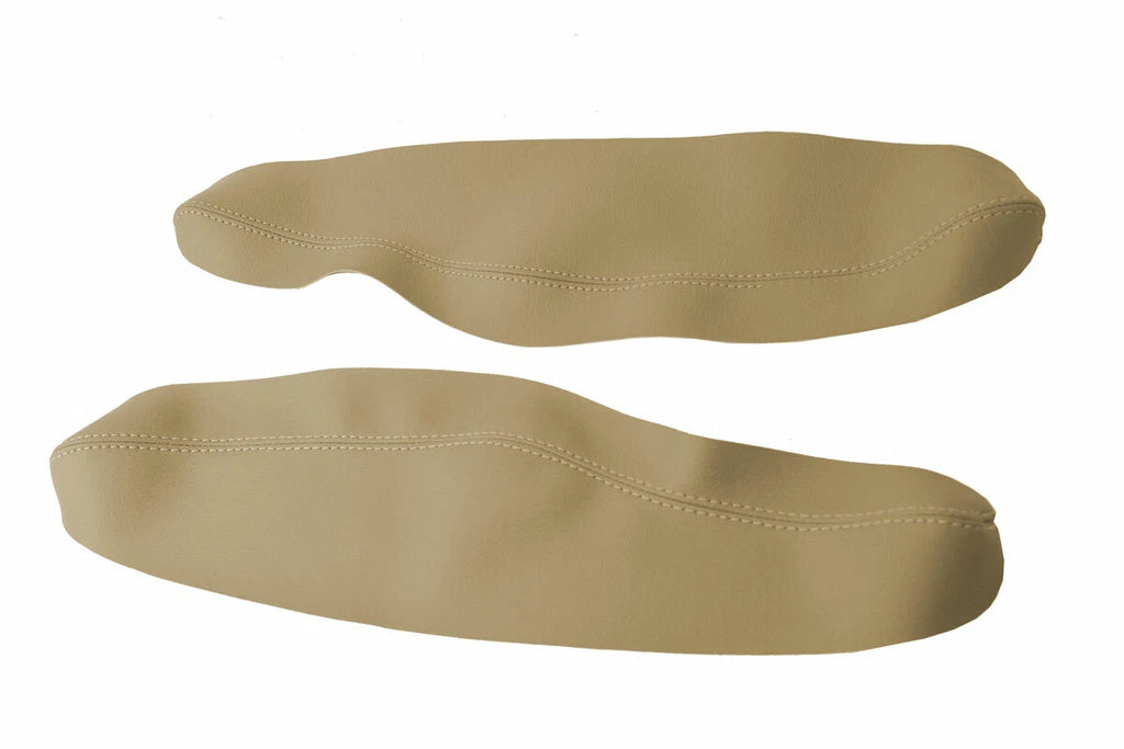 Leather Front Armrest Door Panel Cover for BMW E63 E64 (2004–2011) Beige