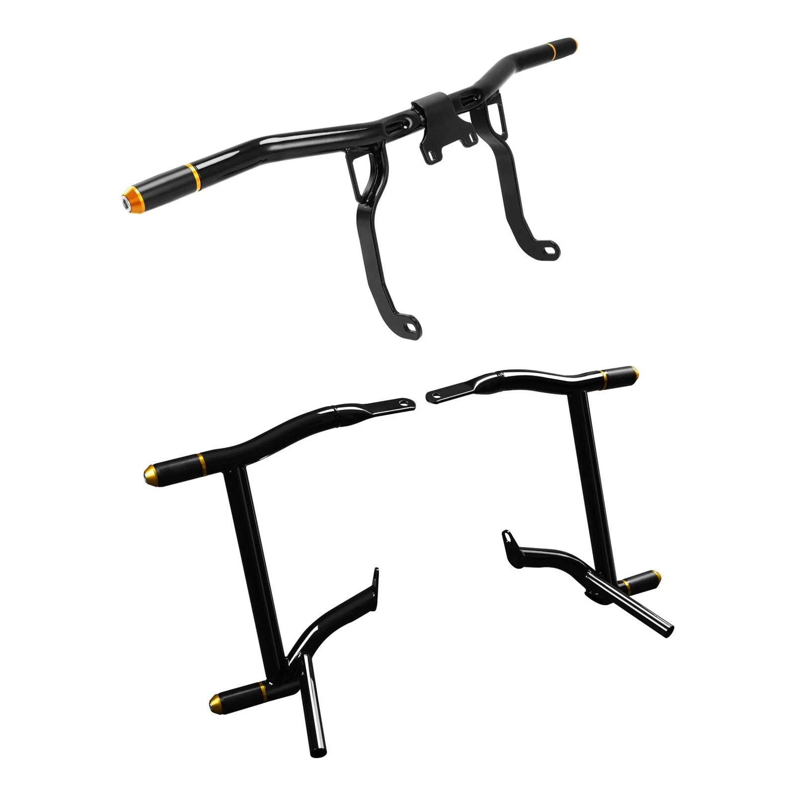 Rear Saddlebag Support Guards & Engine Crash Bar for Harley Touring (2014–2023)