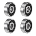 Set of 4 Deep Groove Ball Bearings 6300-2RS for Various Models (10x35x11mm)