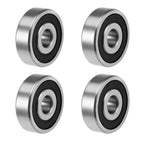 Set of 4 Deep Groove Ball Bearings 6300-2RS for Various Models (10x35x11mm)