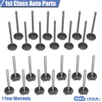 24PCS Exhaust Intake Valves for Mercury Mazda (1996–2012) VIN Code 1/S DOHC
