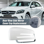 Left Mirror Cover Cap White for Mercedes Benz A Class B Class C Class E Class