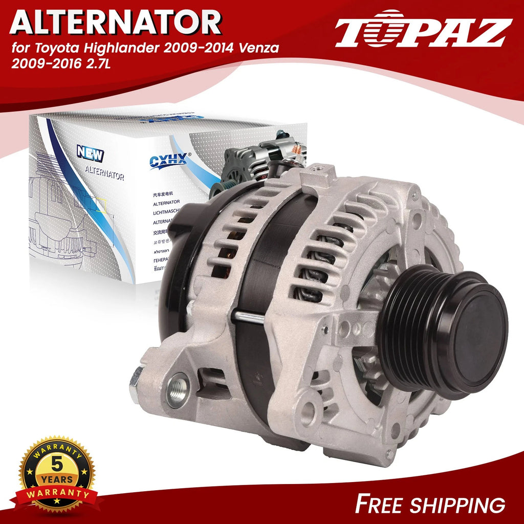 150A Alternator for Toyota Highlander, Venza (2009–2016)
