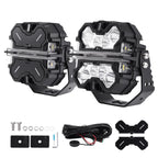 7 Inch Square LED Offroad Lights for Universal Vehicles (252W)