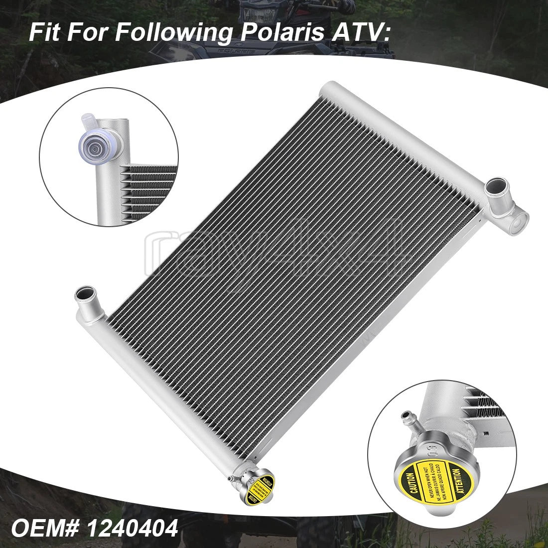Aluminum Radiator for Polaris Sportsman 850 SP X2 XP (2009–2025) 1240404