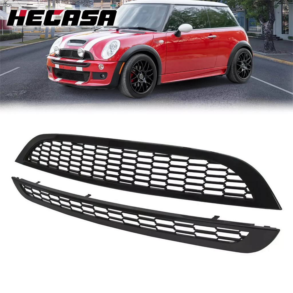 Honeycomb Front Upper Lower Grille Mesh for Mini Cooper (2002–2006)
