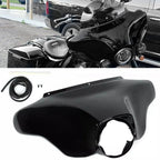 Black Front Outer Batwing Fairing for Harley Street Electra Glide FLHT (1996–2013)