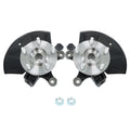 Set of 2 Wheel Bearing Hub Steering Knuckle for Ford Mazda (2001–2004)