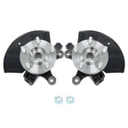 Set of 2 Wheel Bearing Hub Steering Knuckle for Ford Mazda (2001–2004)