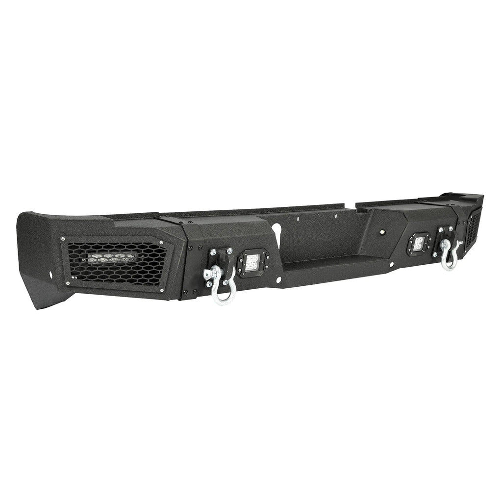 Steel Front & Rear Bumper with Winch & LED Light for Dodge Ram 2500 3500 (2019–2023)