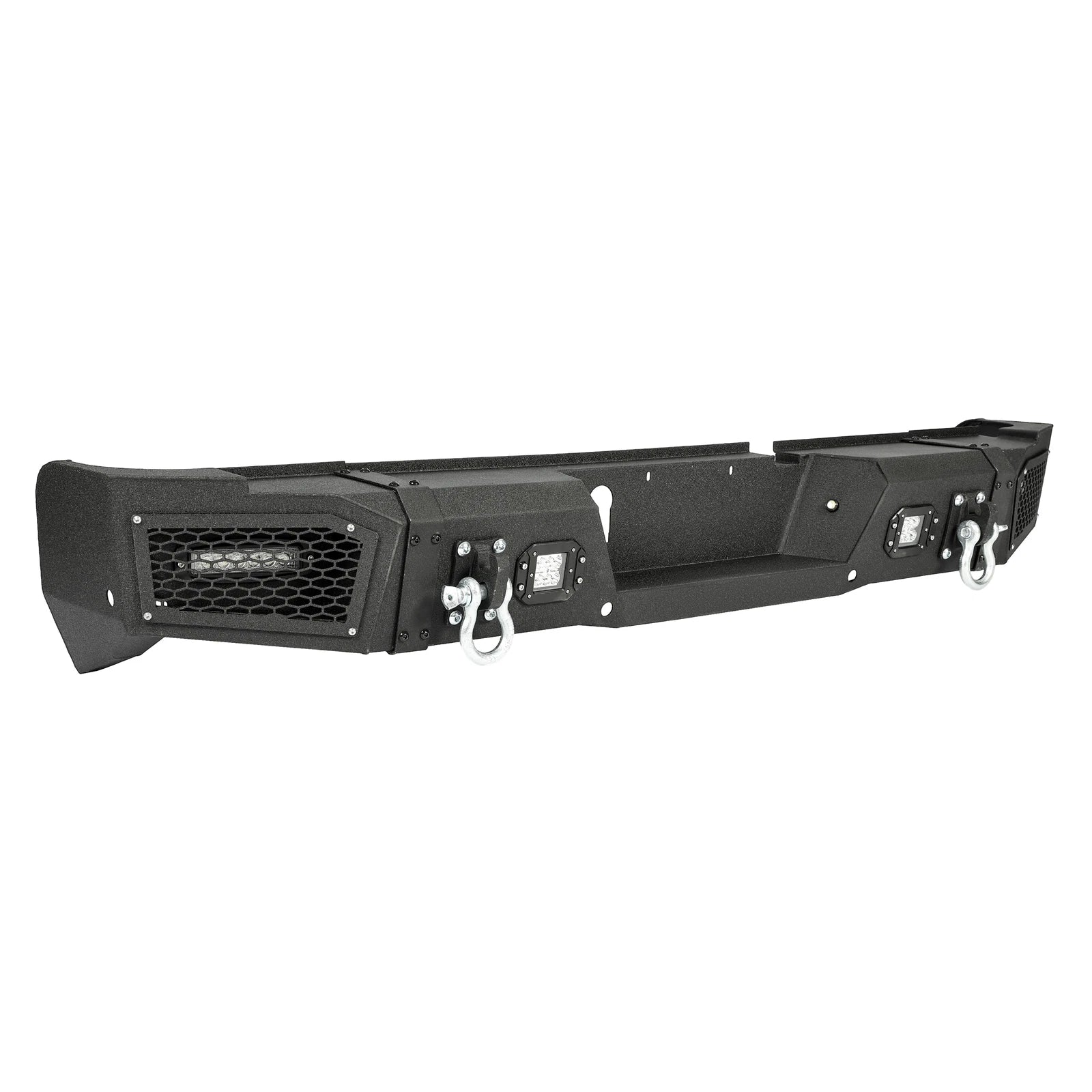 Steel Front & Rear Bumper with Winch & LED Light for Dodge Ram 2500 3500 (2019–2023)