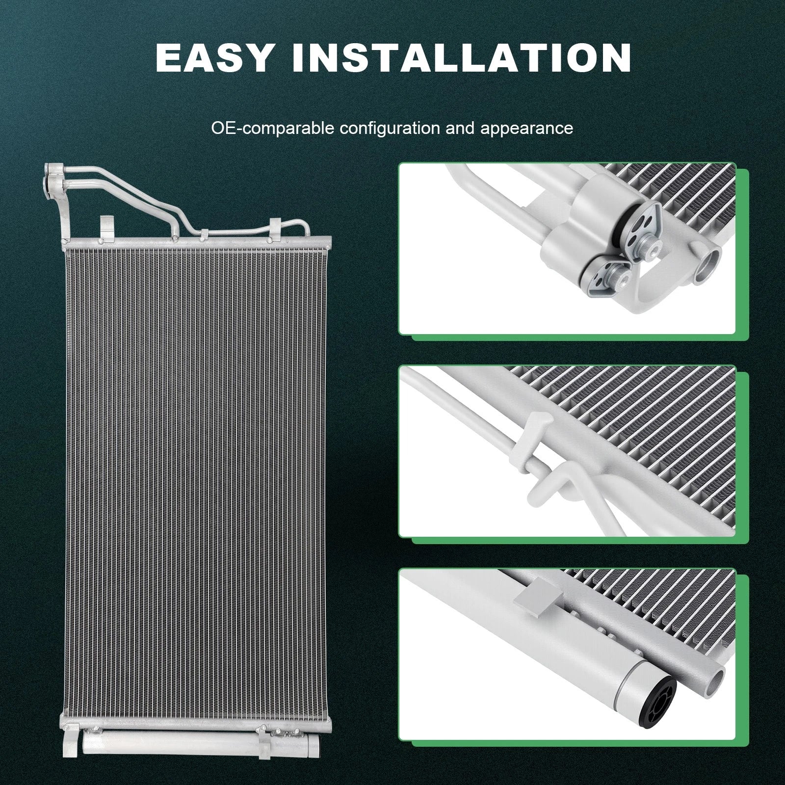 AC Condenser for Hyundai Sonata (2011–2014) and Kia Optima (2011–2015)