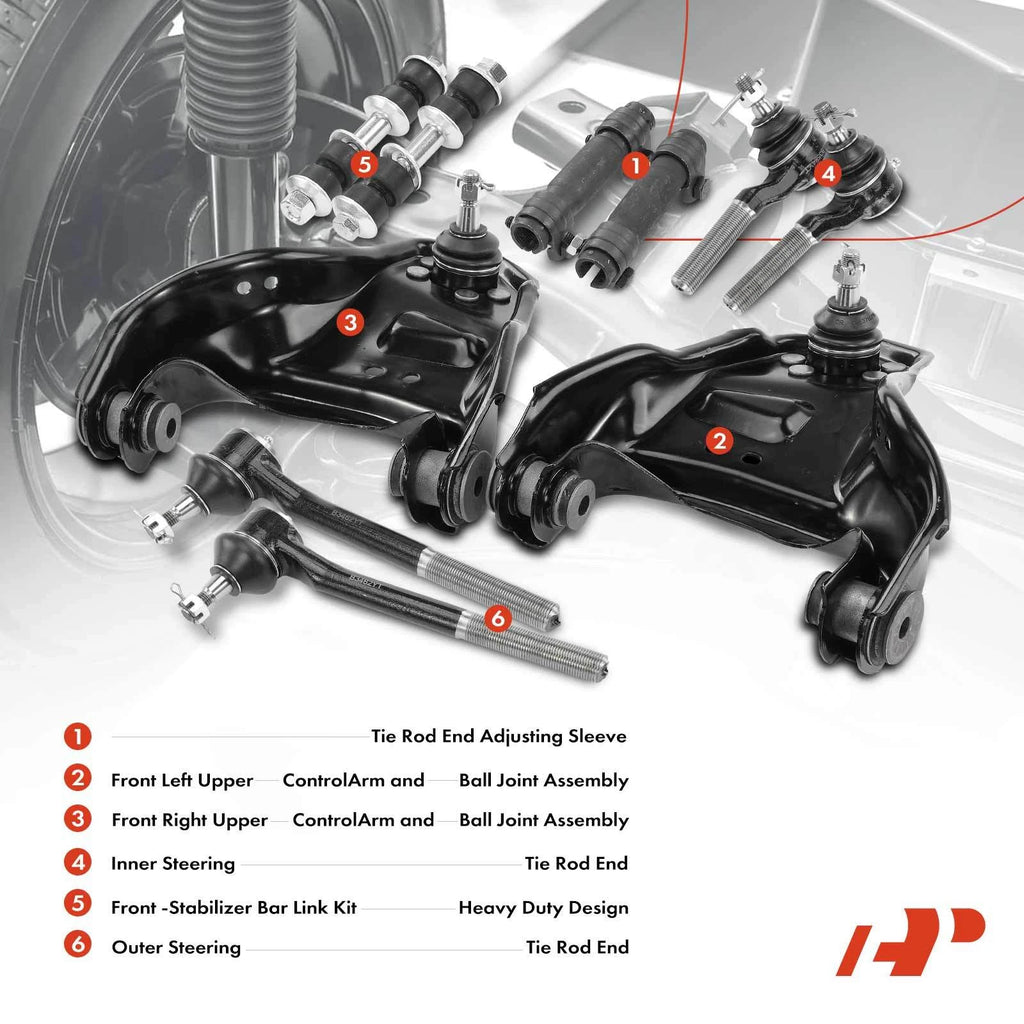 10x Front Upper Control Arm Sway Bar Link for Chevy Blazer GMC Jimmy (1995â2005)