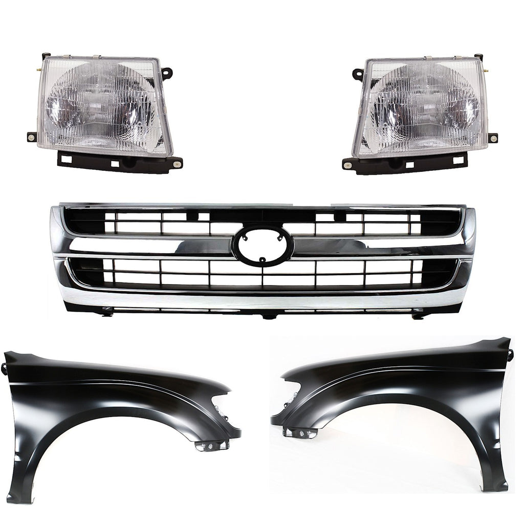 Fender Kit for Toyota Tacoma (1997–2000) Front Steel LH RH