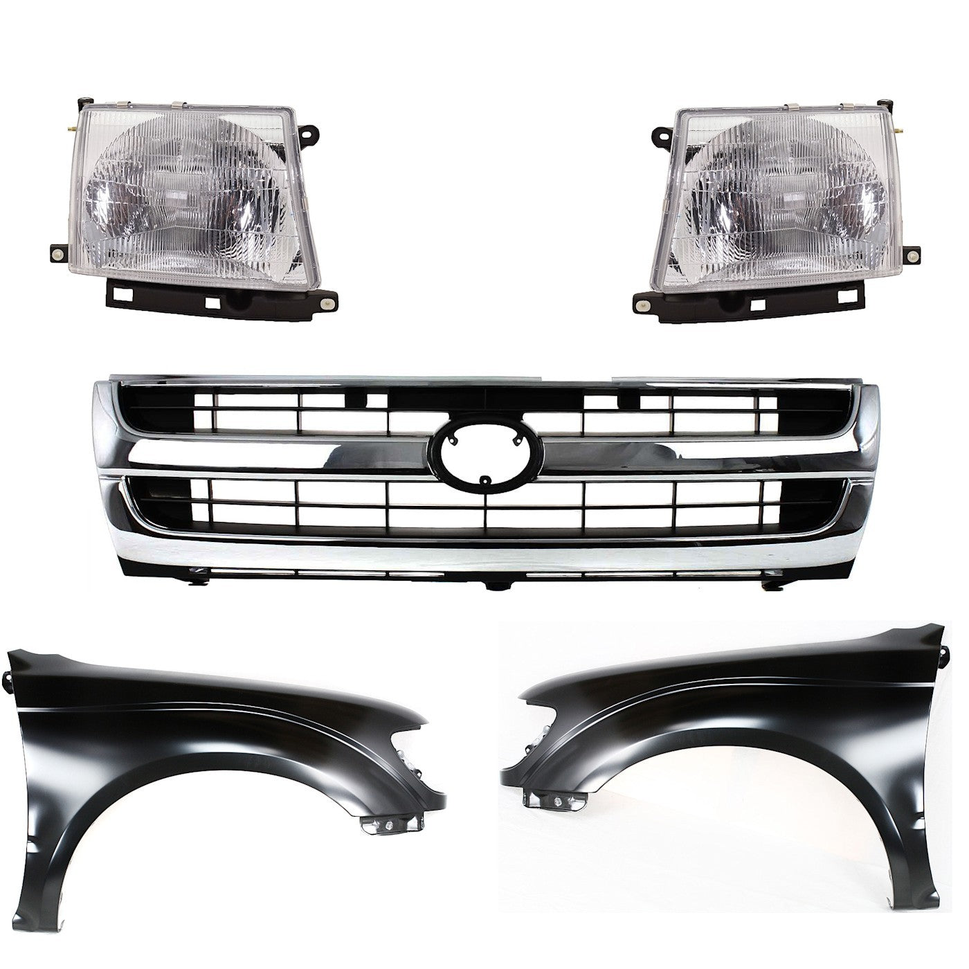 Fender Kit for Toyota Tacoma (1997–2000) Front Steel LH RH