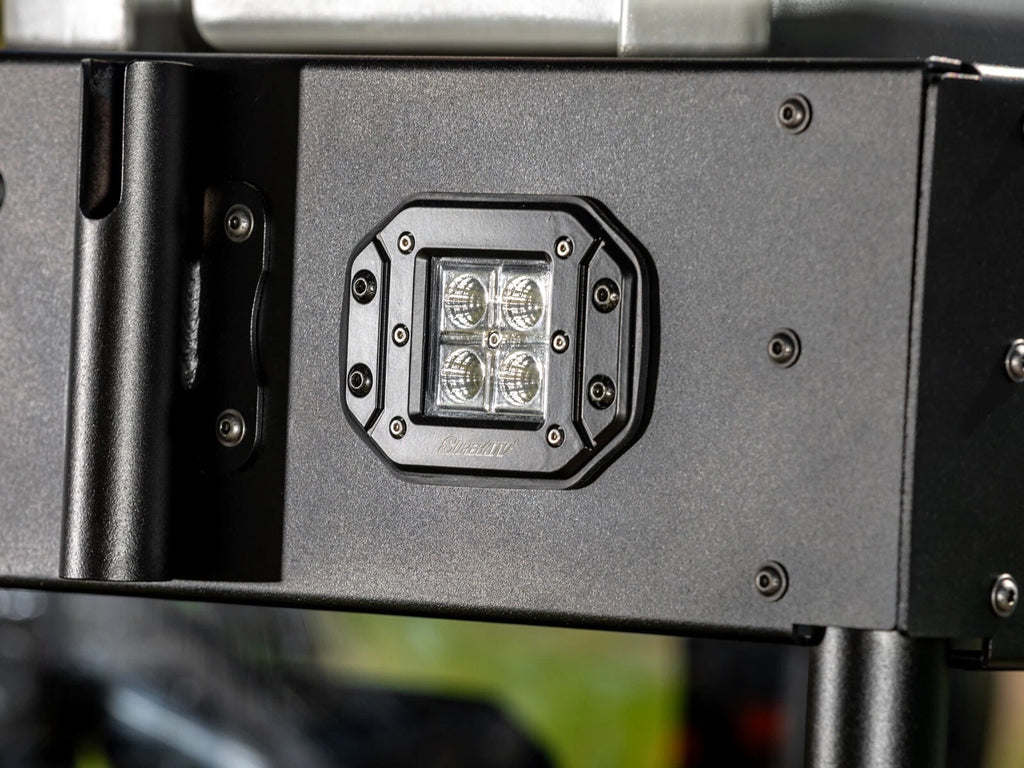 Bed Rack for Polaris Ranger XP 900 (2 Cube Lights/1 Shelf)