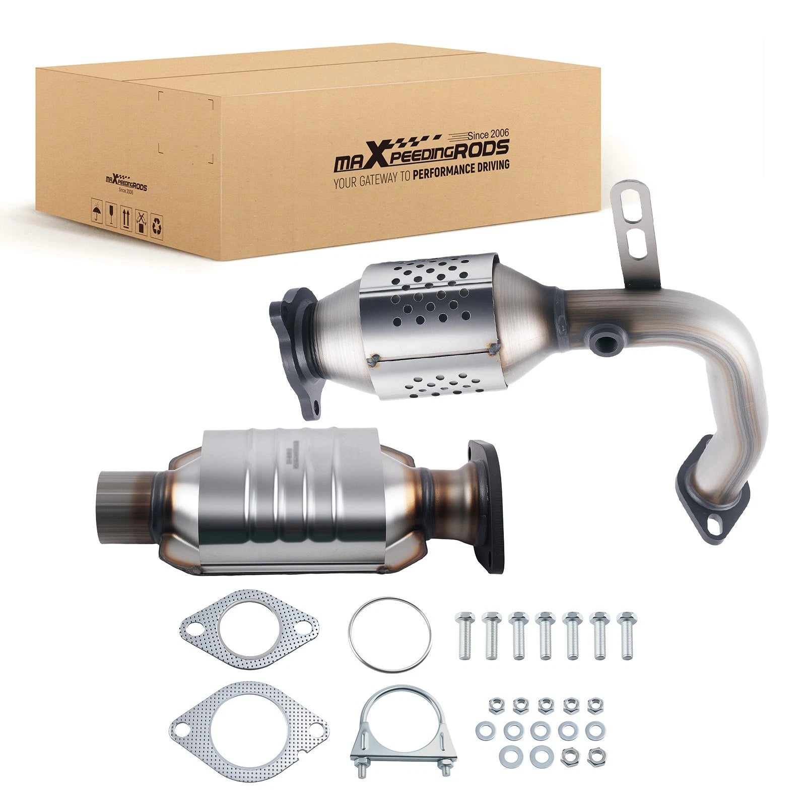 Catalytic Converter Set for Chevrolet Malibu/Saturn Aura 2.4L (2008–2012)