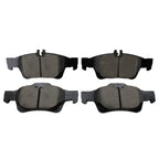 Set of 4 Rear Disc Brake Pads for Mercedes CL500 CL550 CL600 CLS500 E350 (2000–2010)
