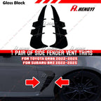 Fender Scoop Splitter Spoiler Trims Cover for Toyota GR86 / Subaru BRZ (22–25)