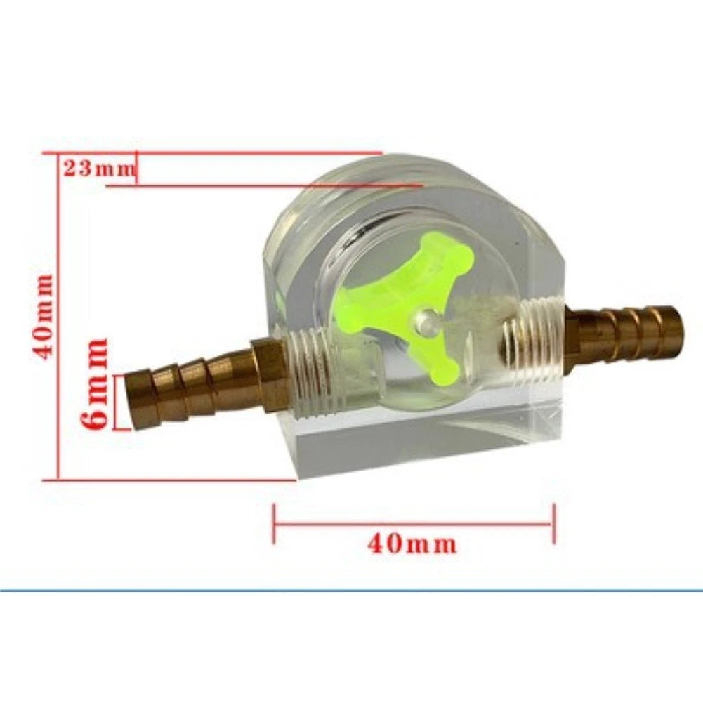 Spindle Motor Water Cooling Flow Meter Monitor for 6mm 8mm 10mm