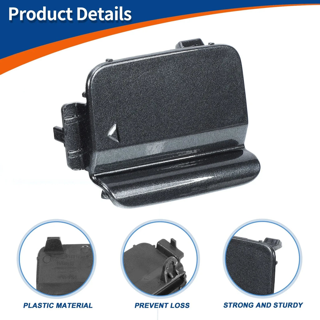 Tow Hook Cover for BMW 528i 535i 550i (2008-2010) Gray