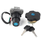 Ignition Switch Fuel Gas Cap Lock Keys Set for Yamaha DT200R (1991–1994)