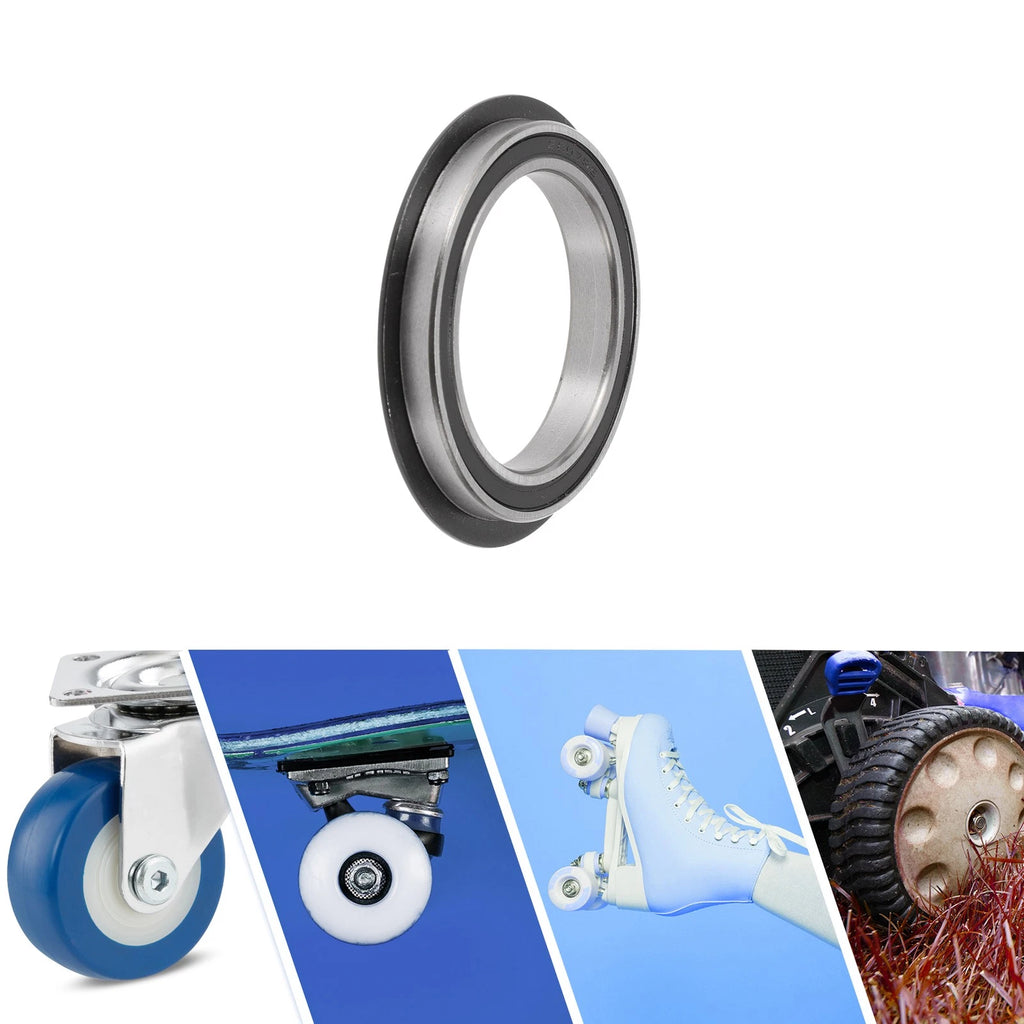 Deep Groove Ball Bearings 6807NR2RS for Scooter Skateboard (35x47x7mm)