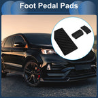 3 Pcs Automatic Foot Accelerator Pedal Covers for Ford Edge (2023) Black