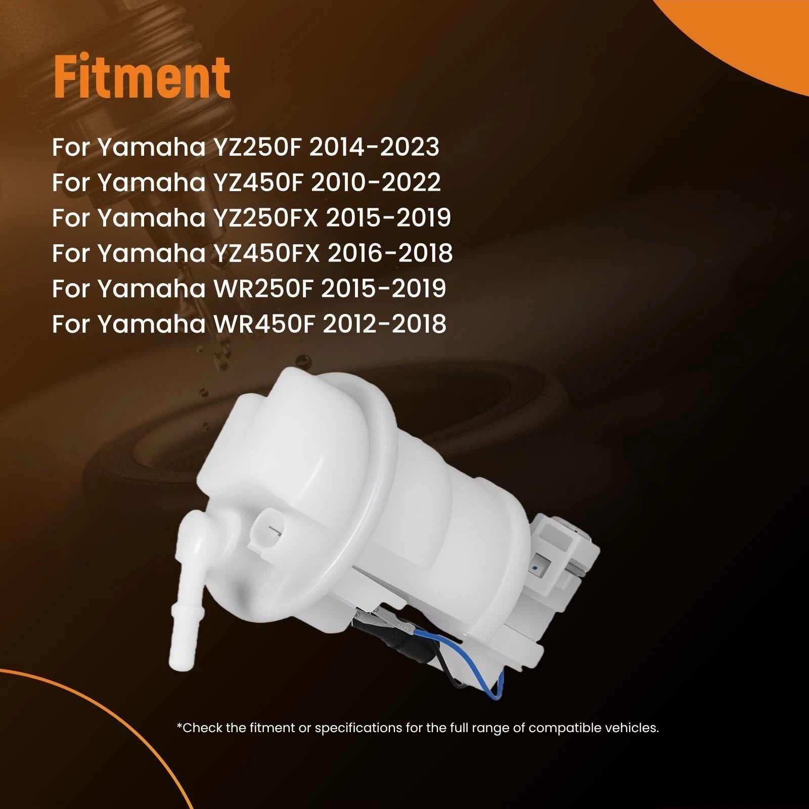 Fuel Pump for Yamaha WR250F WR450F (2012–2019) 33D139070200