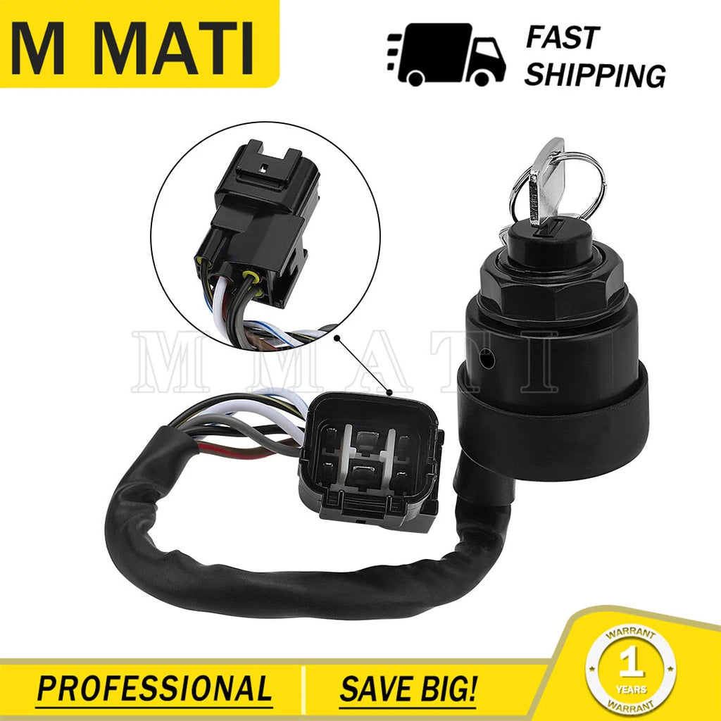 Ignition Switch for Kawasaki Mule PRO KAF820 KAF1000 (2017–2024) 27005-0643 27005-0644