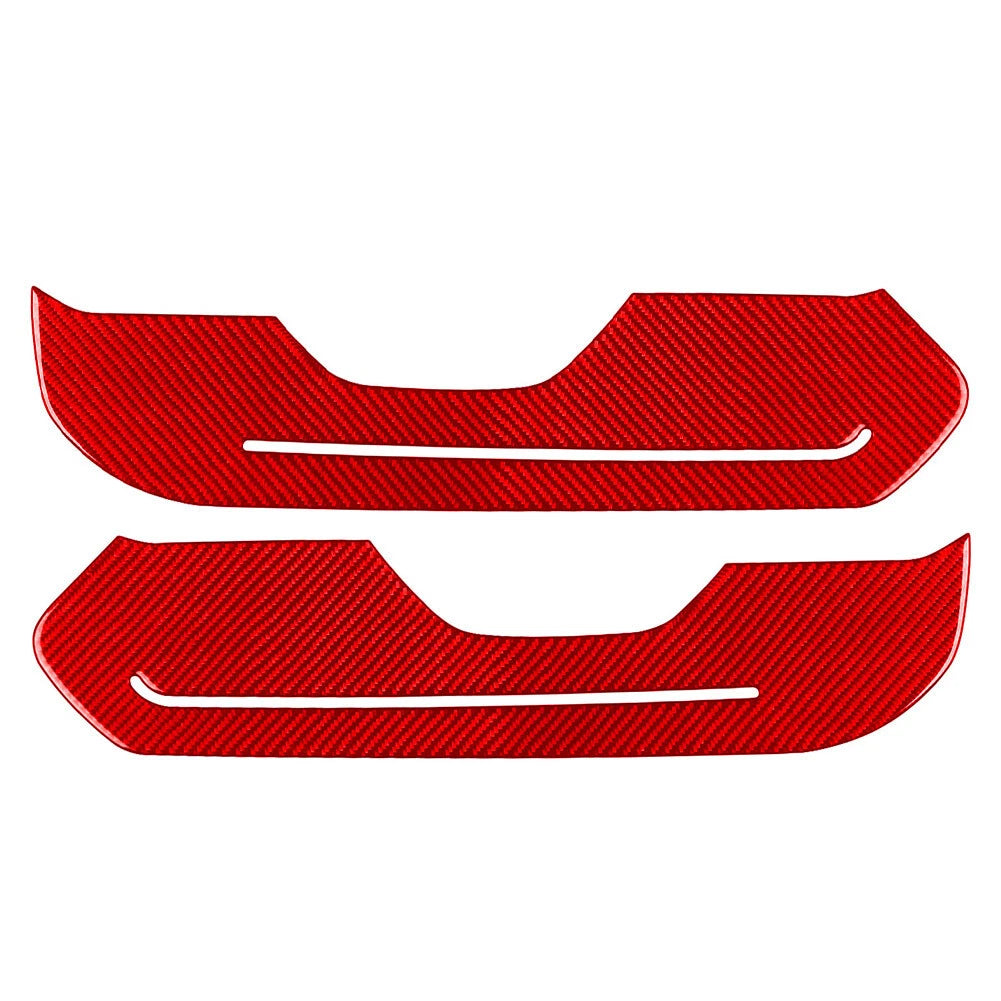 2pcs Interior Front Door Panel Cover Trim for Jeep Wrangler JL (2018–2023)