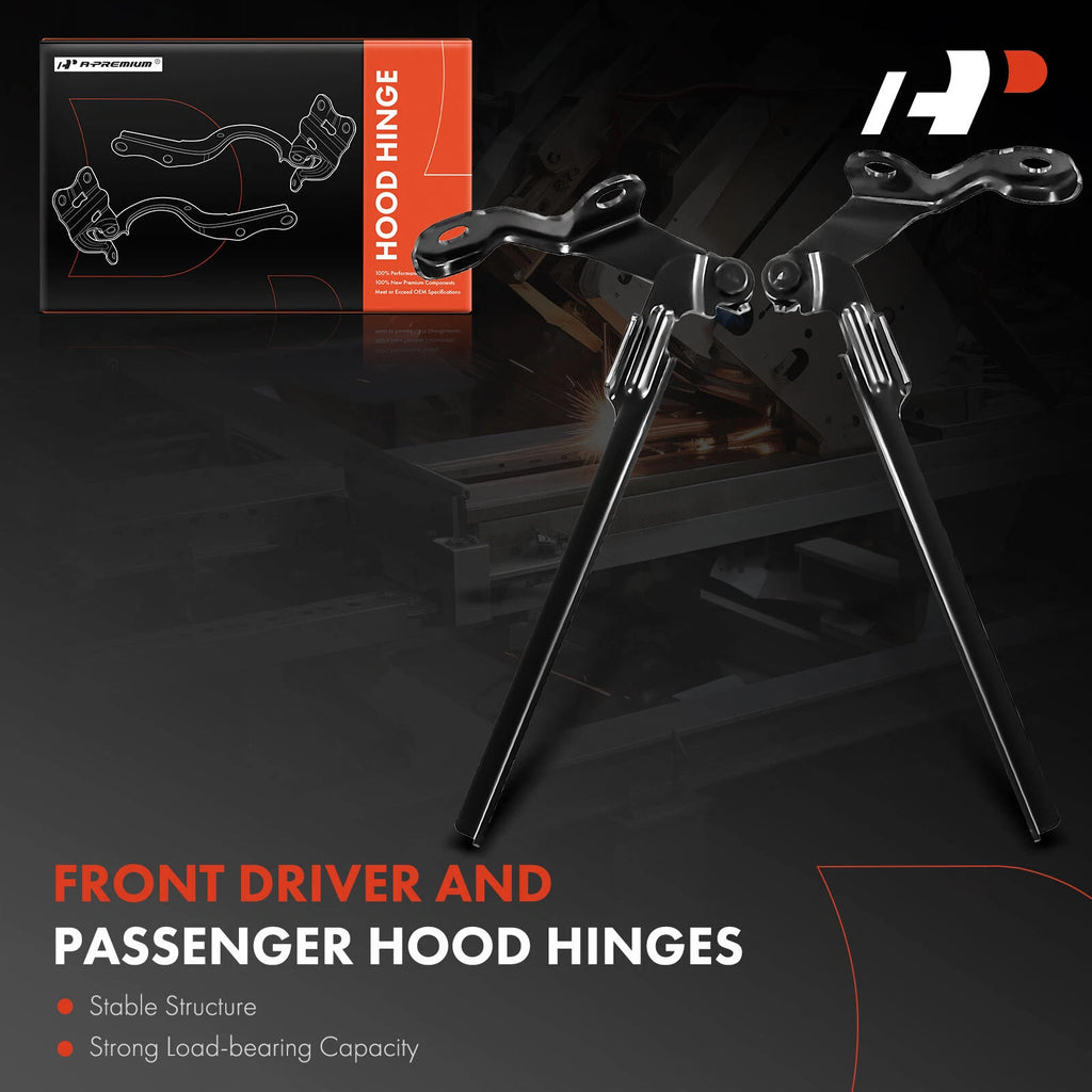 2X Front Hood Hinges for Honda Accord (2013–2017)