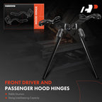 2X Front Hood Hinges for Honda Accord (2013–2017)