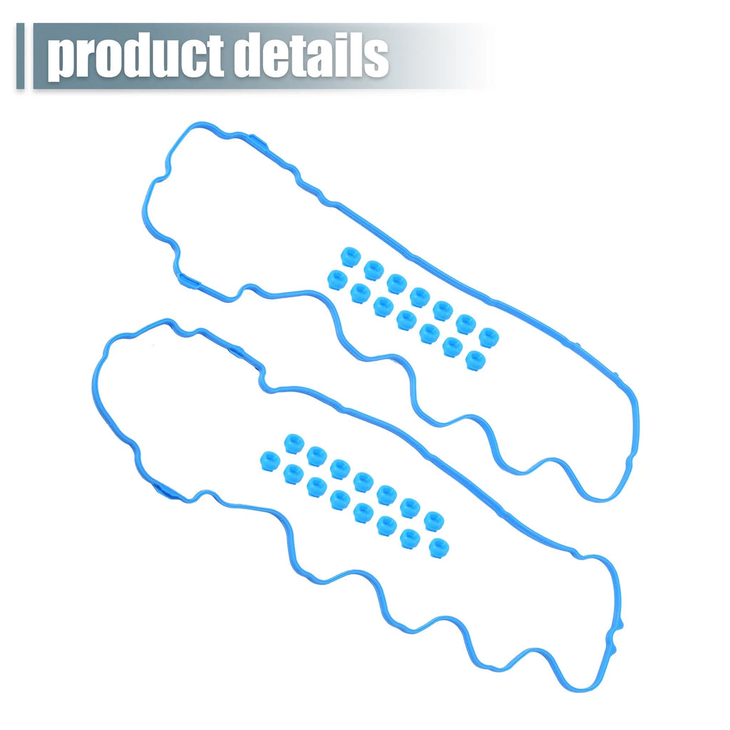 Set of 1 Valve Cover Gasket for Ford F-250 Super Duty (2005) VS50664R Rubber Blue