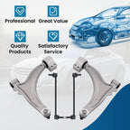 Set of 4 Front Lower Control Arms Sway Bar Links for Buick LaCrosse (2010–2012)
