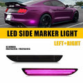 Purple LED Side Marker Lights for Ford Mustang (2015–2023) EXV