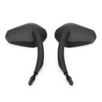 Black Diamond Rear View Mirrors for Cruiser Touring Chopper Sportster